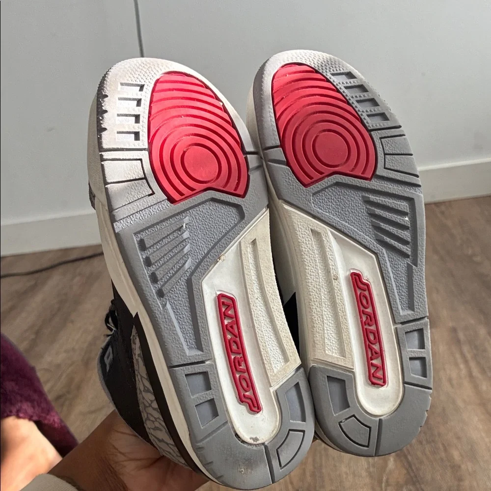 Jordan Kids Black and Gray Sneakers - Picture 12 of 16